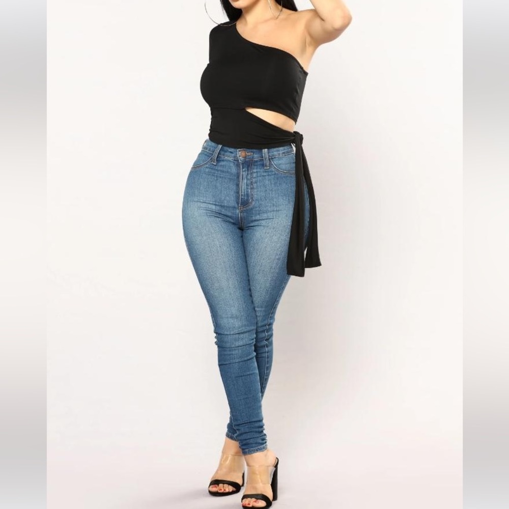 One Shoulder Top - Picture 4 of 8